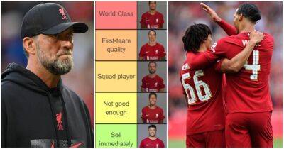 Salah, Van Dijk, Alexander-Arnold: Liverpool’s 2022/23 squad ranked into tiers