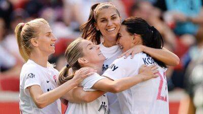 Alex Morgan - San Diego Wave to break NWSL single-game attendance record, Alex Morgan reveals - espn.com -  Angel - state North Carolina -  Houston - county San Diego -  Portland - county Park