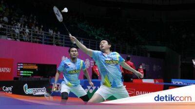 Hendra Setiawan - Mohammad Ahsan - Muhammad Rian Ardianto - Fajar Alfian - Kejuaraan Dunia Bulutangkis 2022: Hendra/Ahsan-Fajar/Rian Melaju! - sport.detik.com -  Tokyo - Indonesia
