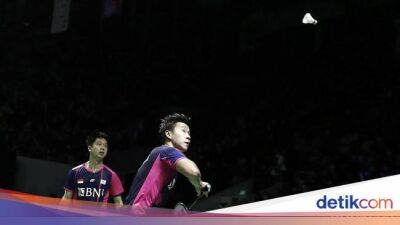 Kevin Sanjaya - Marcus Ungkap Kondisi Usai Laga Pertama Kejuaraan Dunia 2022 - sport.detik.com -  Tokyo - Indonesia -  Sanjaya
