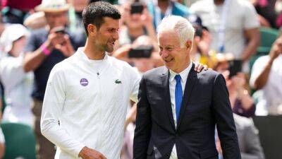 John McEnroe: US ban on unvaxxed Novak Djokovic 'a joke'