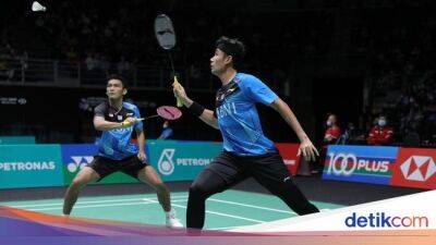 Kevin Sanjaya - Bagas Maulana - Babak Kedua - Marvin Seidel - Mark Lamsfuss - Kejuaraan Dunia Bulutangkis 2022: Bagas/Fikri Kandas di Babak Kedua - sport.detik.com -  Tokyo - Indonesia -  Sanjaya