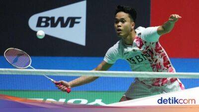 Anthony Sinisuka Ginting - Rasmus Gemke - Waktunya Anthony Ginting Pecah Telur Lawan Shi Yuqi - sport.detik.com - Denmark - Switzerland - China - Singapore
