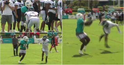 Miami Dolphins WR Tyreek Hill leaves Darius Slay embarrassed with insane speed in practice