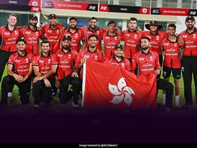 Hong Kong To Join India And Pakistan In Group One Of Asia Cup After Defeating UAE - sports.ndtv.com - Uae - India - Sri Lanka - Afghanistan - Hong Kong - Oman - Bangladesh - Pakistan -  Hong Kong