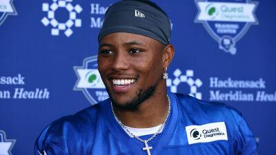 Giants' Brian Daboll backs Saquon Barkley's confidence, learned immediately how competitive he is