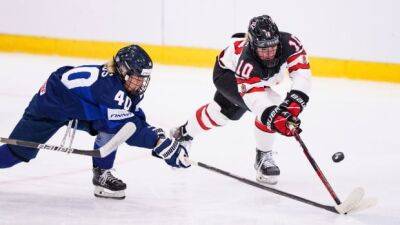 Marie Philip Poulin - Marie-Philip Poulin paces Canada over Finland in women's hockey worlds opener - cbc.ca - Finland - Switzerland - Usa - Canada - Japan