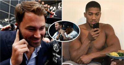 Anthony Joshua - Oleksandr Usyk - Eddie Hearn - Eddie Hearn details hour-long call with Anthony Joshua after Oleksandr Usyk loss - givemesport.com - Ukraine - Saudi Arabia