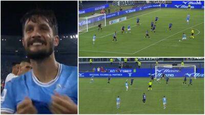 Inter Milan - Luis Alberto - Felipe Anderson - Lazio 3-1 Inter Milan: Luis Alberto nearly took the net off with thunderous strike - givemesport.com