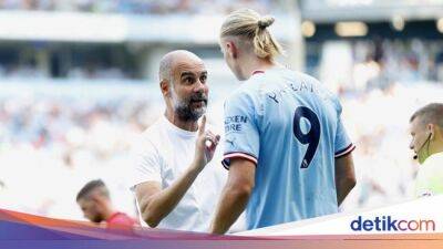 Guardiola ke Pemain City: Ingat, Ada Haaland di Kotak Penalti Sekarang!