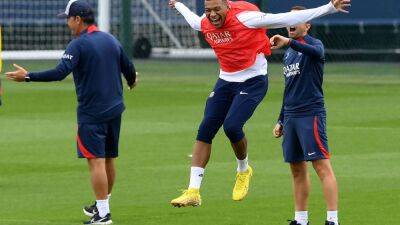 Mbappe and PSG have fun during training after stunning start to season - in pictures