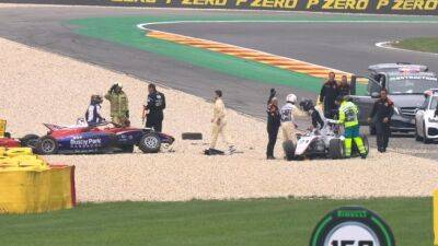 F3: Zane Maloney and Oliver Goethe walk away from big crash at Spa - givemesport.com - Belgium