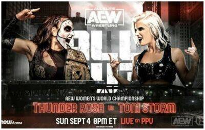 AEW All Out: Original plans for AEW Women's World Championship match revealed