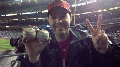 Notorious 'ballhawking' baseball fan causes another controversy trying to catch more home runs