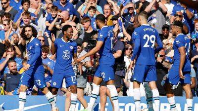 Edouard Mendy - Kai Havertz - Reece James - Harvey Barnes - Conor Gallagher - Danny Ward - Chelsea 2-1 Leicester City: Raheem Sterling doubles helps Blues to win over Foxes despite Conor Gallagher red - eurosport.com -  Leicester -  Chelsea -  Man