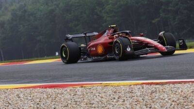 Sainz benefits from penalties to start from pole in Belgium
