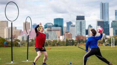 Edmonton muggles competing for 2022 quidditch title in Mill Woods Park