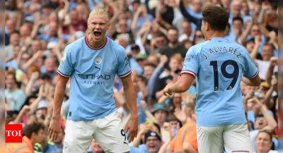 EPL: Haaland scores hat-trick as Man City fight back to beat Palace 4-2