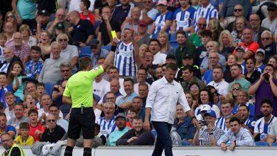 Leeds boss Jesse Marsch admits he deserved a booking for ref rage at Brighton