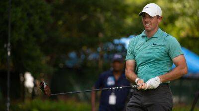 McIlroy surges into contention at weather-delayed Tour Championship