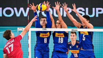 Canada falls to Italy in opening match at men's volleyball world championship