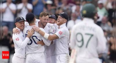 James Anderson - Ollie Robinson - Simon Harmer - Keegan Petersen - 2nd Test: Ben Stokes hails 'benchmark' win as England level series against South Africa - timesofindia.indiatimes.com - Manchester - South Africa - state Indiana - county Stokes
