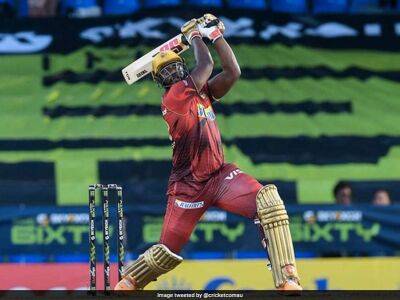 Watch: Andre Russell Hits 6 Sixes In A Row For Trinbago Knight Riders In 6IXTY Tournament - sports.ndtv.com