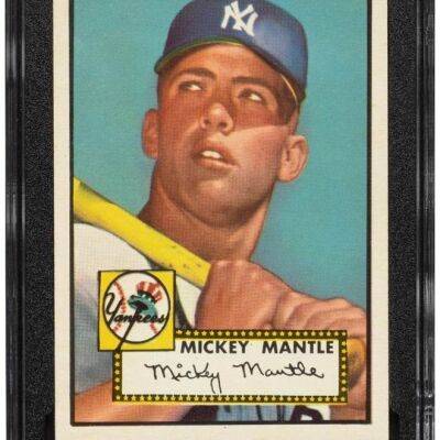1952 Topps Mickey Mantle card sells for $12.6 million, shattering record - espn.com -  Boston