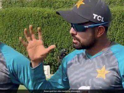 Watch: "Remember Last Year's Game," - Babar Azam's Speech Ahead Of Game vs India