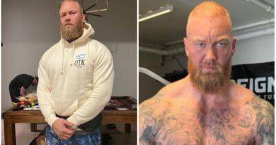 Hafthor Bjornsson's physique one week after returning to training is unreal