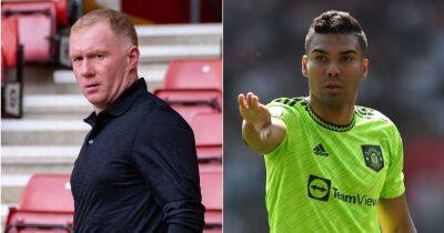 Paul Scholes names Roy Keane trait Casemiro has that will improve two Manchester United players