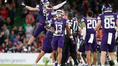 Northwestern comes back to stun Nebraska in season-opener in Dublin - foxnews.com - Ireland - state Nebraska