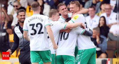 Ruben Neves - Raul Jimenez - Ryan Fraser - Fabian Schar - Alexander Isak - Joe Willock - Elliot Anderson - Pedro Neto - EPL: Saint-Maximin snatches late point for Newcastle at Wolves - timesofindia.indiatimes.com