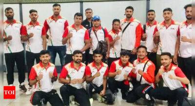 13-member Indian elite men's boxing team starts training in Iran - timesofindia.indiatimes.com -  Tokyo - India - Iran - Birmingham - Thailand