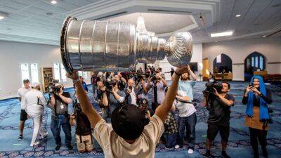 Stanley Cup - Nazem Kadri brings hockey’s most sacred trophy to childhood mosque - thenationalnews.com - Canada - state Colorado - county Ontario - Lebanon - county Stanley - county Bay