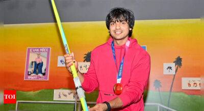 Neeraj Chopra gifts his Tokyo gold medal-winning javelin to Olympic Museum - timesofindia.indiatimes.com - Switzerland - Beijing -  Tokyo - India