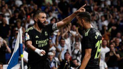 Aurelien Tchouameni - Benzema's late brace snatches win for Real Madrid at Espanyol - channelnewsasia.com - France