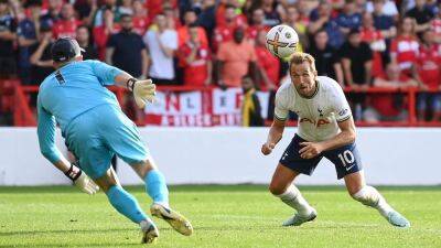 Harry Kane - North London - Nottingham Forest vs Tottenham player ratings: Henderson 8, Cook 5; Kane 8, Richarlison 7 - thenationalnews.com