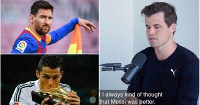 Cristiano Ronaldo: Magnus Carlsen makes Real Madrid claim as he calls Messi the GOAT
