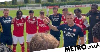 Mikel Arteta - Jack Wilshere - Arsenal U18s boss Jack Wilshere gives powerful speech after thrashing Tottenham U18s - metro.co.uk - Denmark