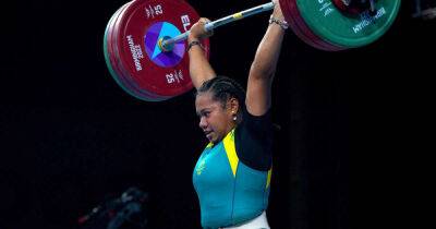 Eileen Cikamatana makes history with weightlifting gold for Australia