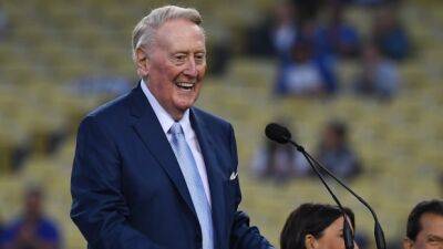 Jackie Robinson - Vin Scully, iconic Dodgers broadcaster for 67 years, dies at 94 - cbc.ca -  Brooklyn - Los Angeles - county Clayton - county Kershaw