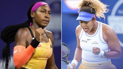 "Like Federer and Nadal": Coco Gauff discusses rivalry with Naomi Osaka