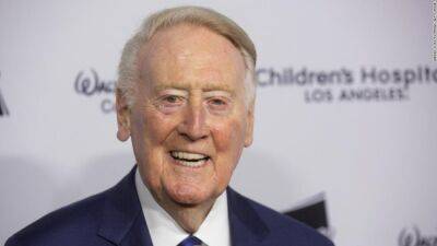 Legendary Dodgers broadcaster Vin Scully has died at age 94 - edition.cnn.com - New York -  New York - Los Angeles -  Los Angeles - state Arizona - state New York - county Hill - county Los Angeles