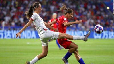 European champion England scheduled to host US in women's soccer match in October