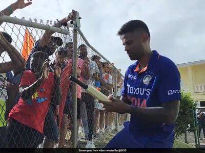 Watch: Suryakumar Yadav's Gesture Towards Fans Takes Internet By Storm - sports.ndtv.com - Florida - India