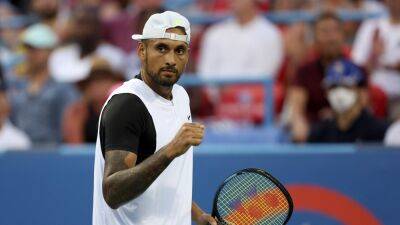 Citi Open: Nick Kyrgios happy to be 'playing some good tennis again' after first round win in Washington