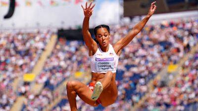 Alexander Stadium - Katarina Johnson-Thompson retains heptathlon lead with two events remaining - bt.com - Ireland - Birmingham -  Eugene