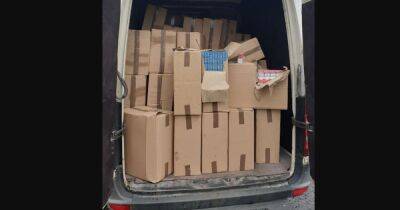 Millions of counterfeit cigarettes and tobacco found in van during £1.3m motorway raid - manchestereveningnews.co.uk - Manchester