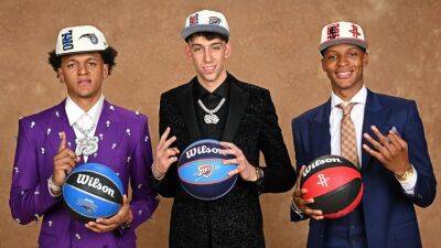 Paolo Banchero - Jaden Ivey - Chet Holmgren - Josh Giddey - Banchero, Holmgren top 2023 NBA Rookie of the Year odds - nbcsports.com -  Karl-Anthony -  Las Vegas - county Andrew - county Kings
